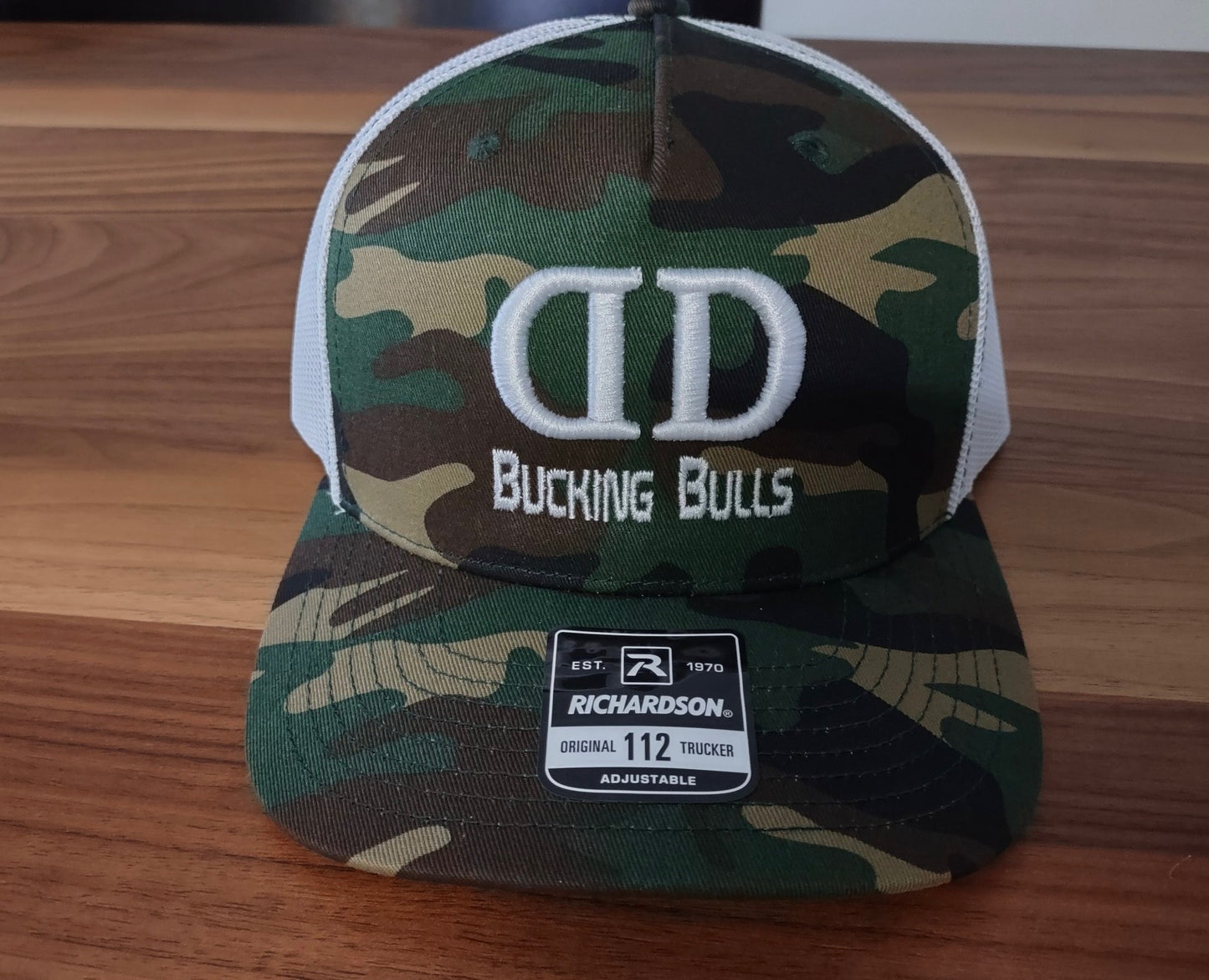 DD Camo Hat W/ 3D Logo