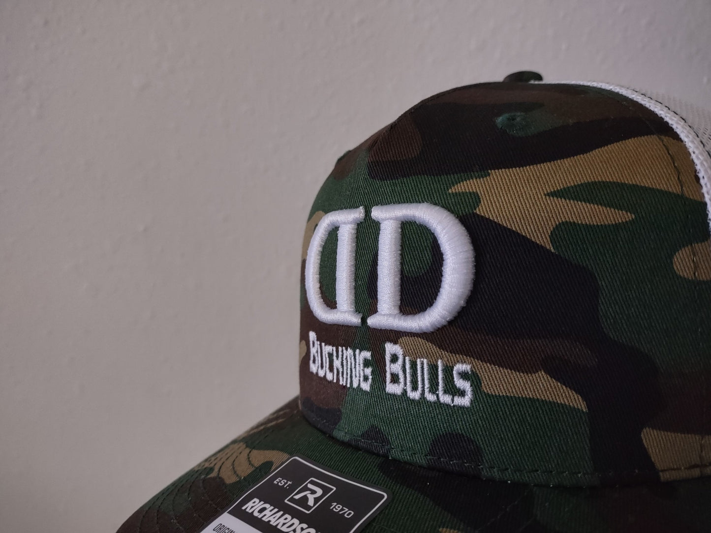 DD Camo Hat W/ 3D Logo